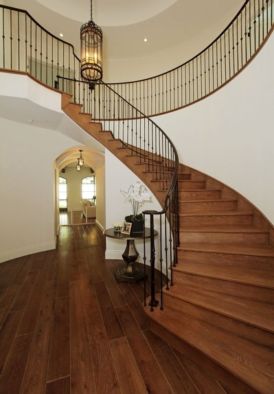 Hardwood Flooring on Staircase