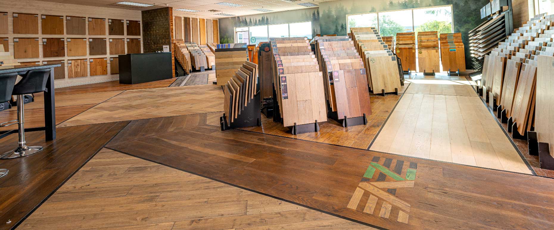 Hardwood flooring showroom in Scottsdale, AZ