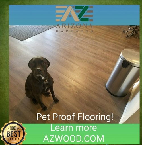 Pet proofing Luxury Vinyl Planking