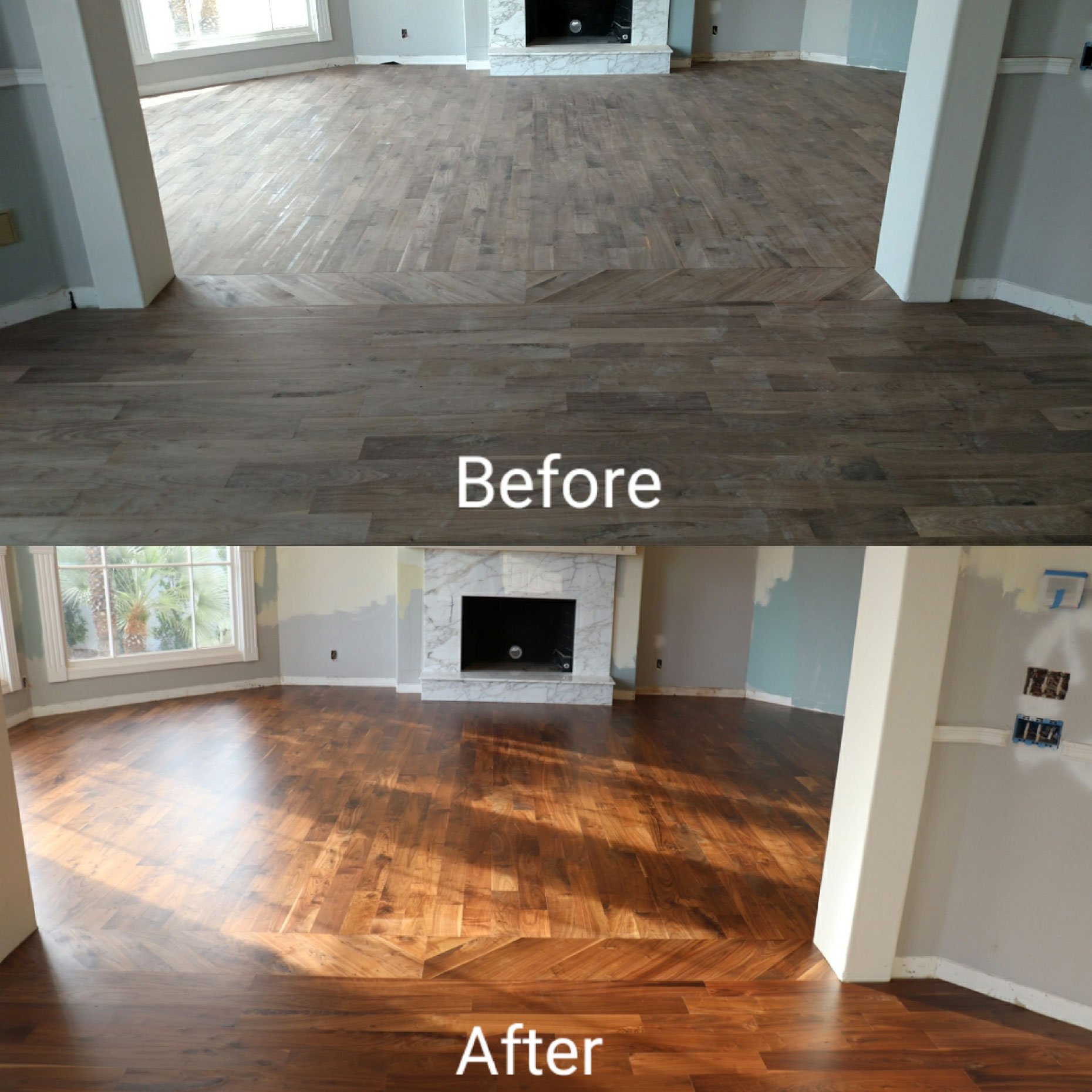 Wood Floor Refinishing In Gilbert, Refinishing Hardwood Floors Grey