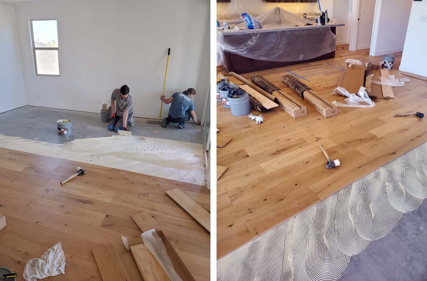 Allwood Hayden Oak Hardwood Floor Installation