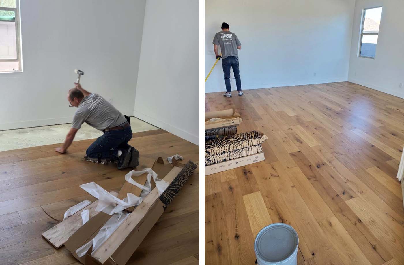 Allwood Hayden Oak Hardwood Floor Installation