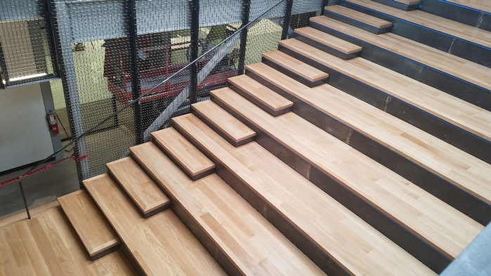 Flooring installation nearing completion