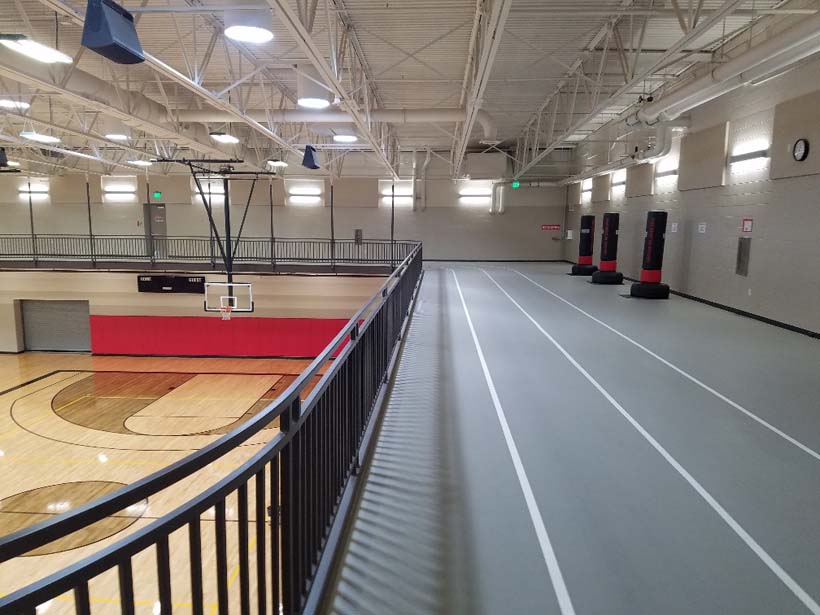 WOLF Indoor Running Track