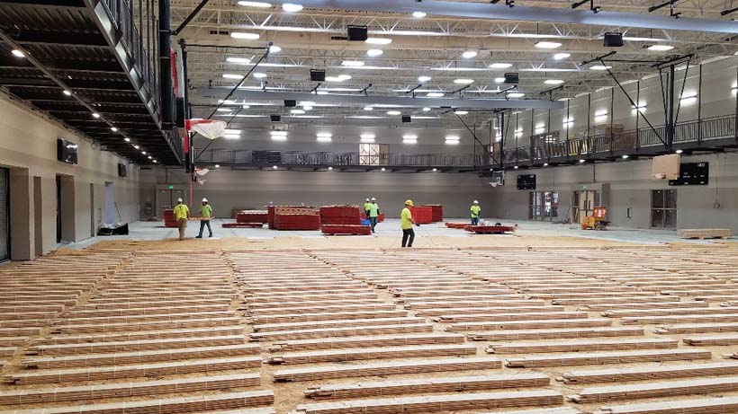 Hardwood flooring aclimating to new temperature