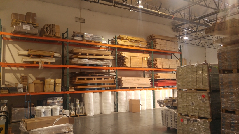Arizona Hardwood Floor Supply Inc. - Phoenix AZ Warehouse Interior Arizona Hardwood Floor Supply Inc. - Phoenix AZ Warehouse Interior